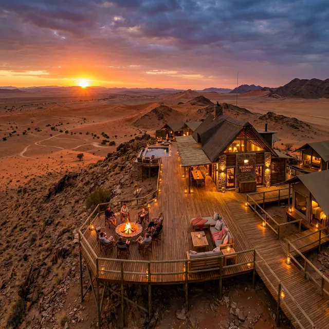 Namibian safari lodge